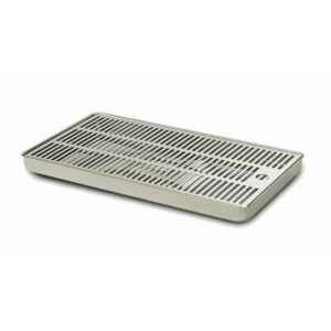 Raccogli gocce per colonnine INOX - 600 x 220 x 30 mm