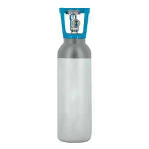Bombola Co2 in acciaio ricaricabile 4Kg. con valvola residuale - W21,7x1/4"