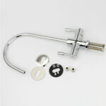 Shurity 210 Rubinetto di prelievo 2 vie per depuratori 1/4" Cromo - immagine 2