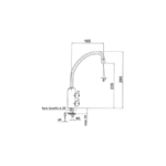 Shurity 230 Rubinetto di prelievo 2 vie per depuratori 6mm.  Bianco - immagine 2