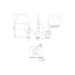 Shurity 350 Rubinetto da cucina 3 vie Nickel Spazzolato - immagine 3