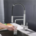 Shurity 395 Rubinetto da cucina con Doccetta a molla 3 vie Cromo - immagine 3