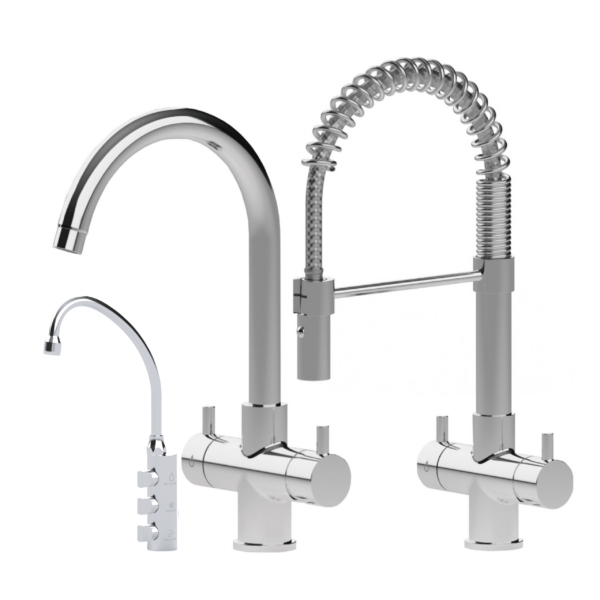 Shurity Oklahoma Slim Frigogasatore acqua con Osmosi Inversa diretta Sottozoccolo - 3 vie, Liscia, Gassata e Fredda - immagine 3