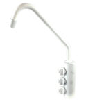 Shurity 300 Rubinetto di prelievo 3 vie per depuratori 1/4”mm. Bianco