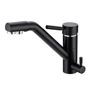 Shurity 320 Rubinetto da cucina Miscelatore 3 vie 3/8"  Nero Opaco