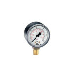 Manometro 1/4" Ø 50 Attacco posteriore (0-12bar/174psi)