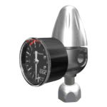 Riduttore di pressione Co2 con Manometro per Bombole ricaricabili 2, 4 e 10Kg. W21,8 con manopola dritta