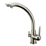 Shurity 340 Rubinetto da cucina 3 vie Nickel Spazzolato