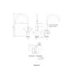 Shurity 350 Rubinetto da cucina 3 vie Granito Avena - immagine 3