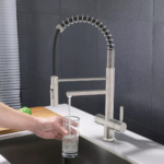 Shurity 360 rubinetto Mix 3 vie a Doccetta con Molla 3 vie Cromo - immagine 4