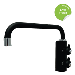 Shurity 212 Rubinetto di prelievo 2 vie Sottofinestra per depuratori 6mm. Nero Opaco