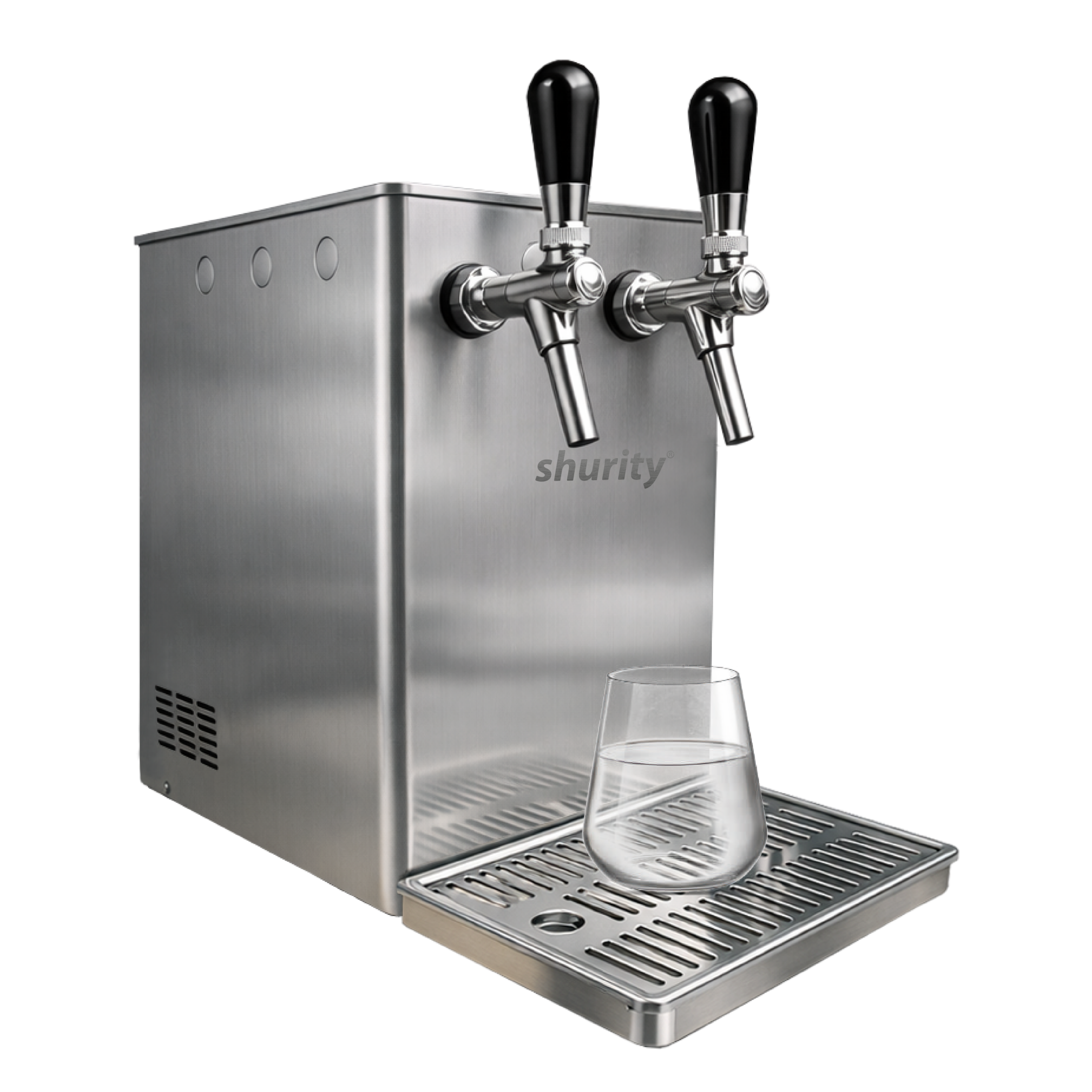 Shurity Idaho Refrigeratore acqua con Filtrazione 30Lt/h. Soprabanco - 2 vie, Liscia e Gassata Fredda