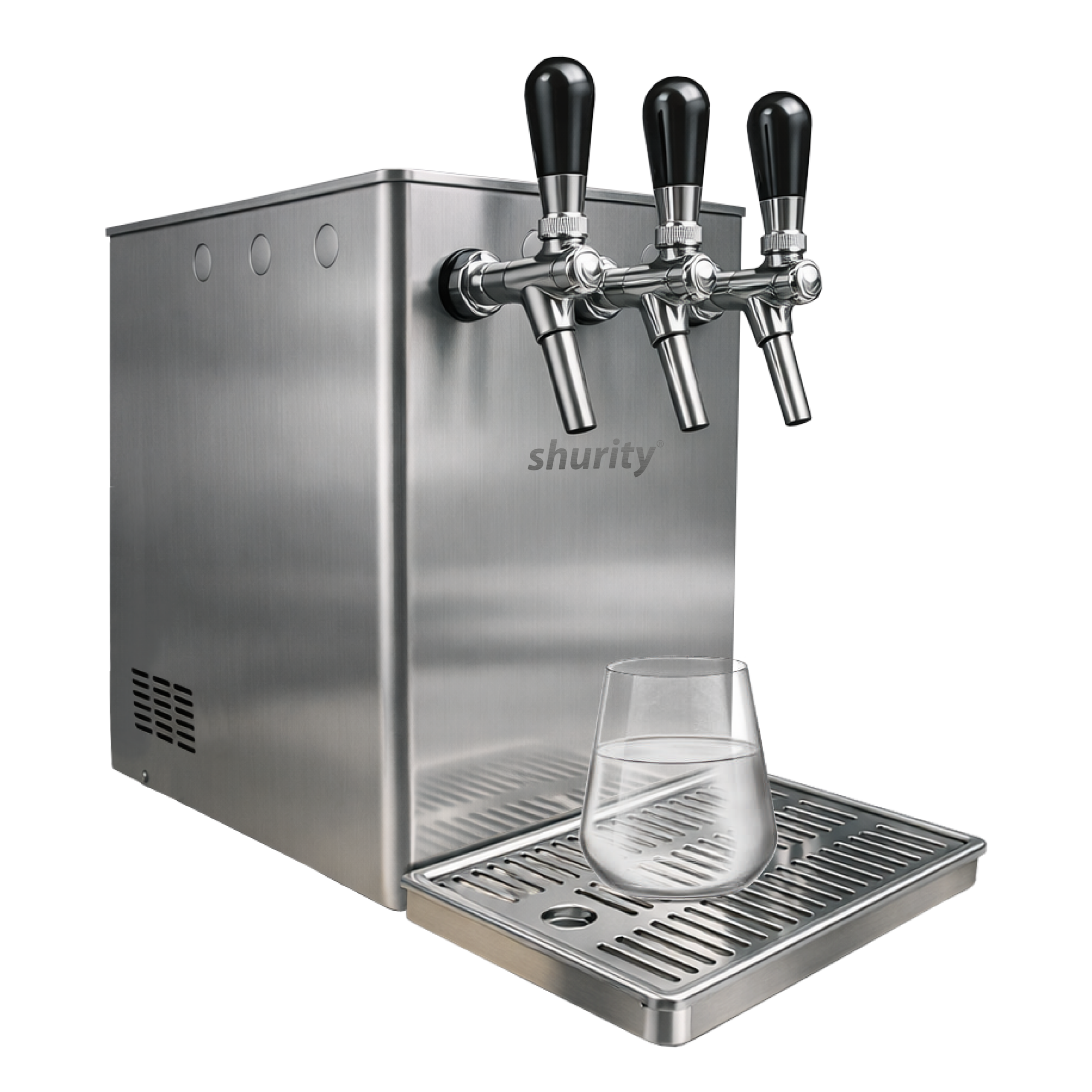 Shurity Idaho Refrigeratore acqua con Filtrazione 50Lt/h. Soprabanco - 3 vie, Liscia, Gassata e Fredda