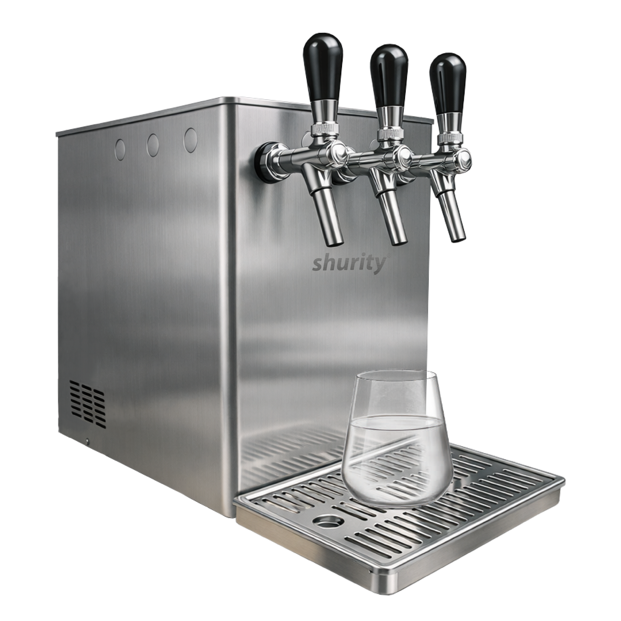 Shurity Idaho Refrigeratore acqua con Filtrazione 120Lt/h. Soprabanco - 3 vie, Liscia, Gassata e Fredda