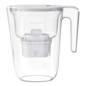 Philips Caraffa filtrante Micro X-Clean Bianca da 2,6lt. Con timer