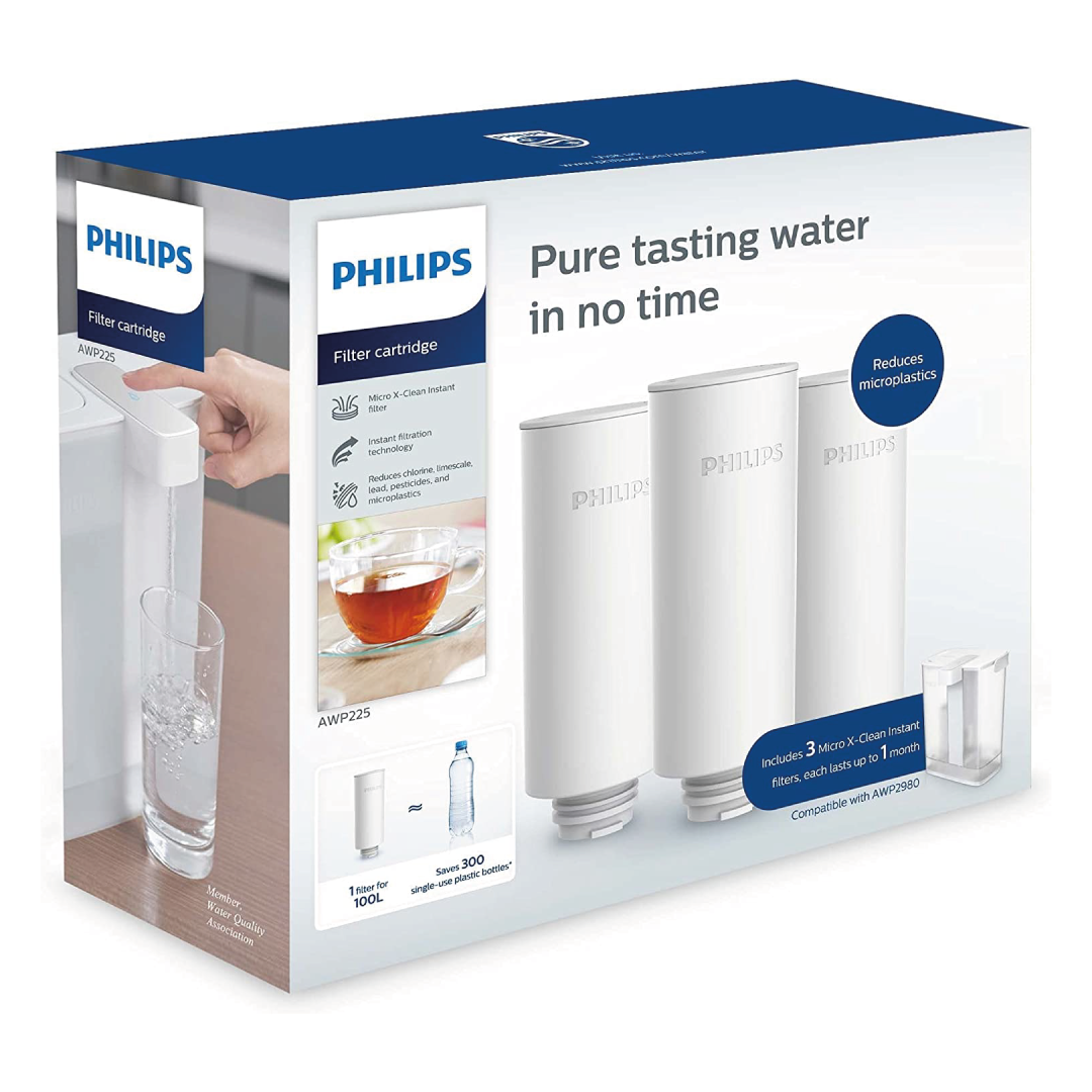 Philips Ricambio Filtro per Caraffa Smart Micro X-Clean 3pz.