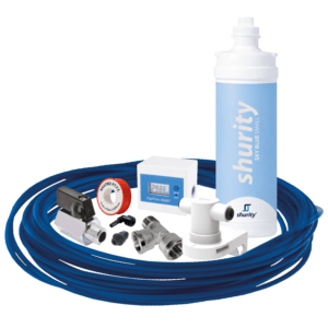 Kit Installazione Pro Shurity Kubica 2 Vie con Microfiltrazione e Contalitri