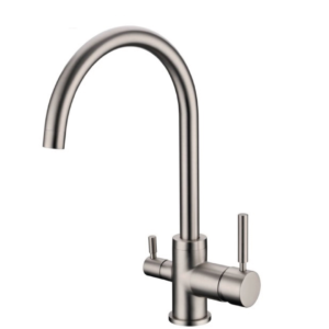 Shurity 350 Rubinetto da cucina 3 vie 3/8” Nickel Spazzolato