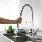 Shurity 365 Rubinetto da cucina con Doccetta 3 vie Cromo - immagine 5