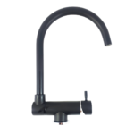 Shurity 370 Rubinetto da cucina Abbattibile sottofinestra 3 vie Nero Opaco