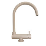 Shurity 370 Rubinetto da cucina Abbattibile sottofinestra 3 vie Granito Avena