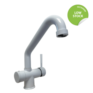 Shurity 394 Rubinetto da cucina Canna Bassa 3 vie 3/8” Bianco