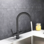 Shurity 410 Rubinetto da cucina 4 vie Nero Opaco - immagine 3