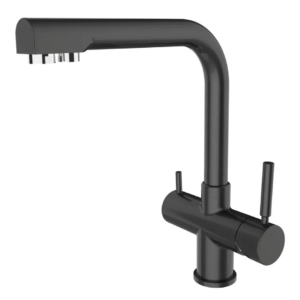 Shurity 420 Rubinetto da cucina 4 vie 3/8" Nero Opaco