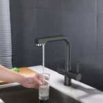 Shurity 420 Rubinetto da cucina 4 vie Nero Opaco - immagine 3