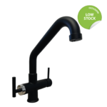 Shurity 494 Rubinetto Canna Bassa Miscelatore 4 vie Nero Opaco