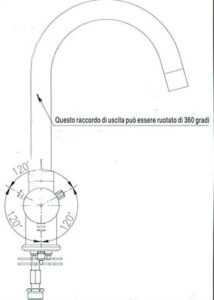 Shurity 510 Rubinetto da cucina 5 vie Cromo - immagine 2