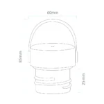 Borraccia Termica Shurity Runbott Sport Acciaio inox con rivestimento in ceramica 600ml. Azzurro - immagine 4