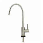 Shurity 130 Rubinetto di prelievo 1 via per depuratori senza metalli pesanti 1/4” Nickel Spazzolato