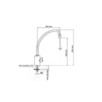 Shurity 114 Rubinetto di prelievo per depuratori 1 via 6mm. Nero Opaco - immagine 2