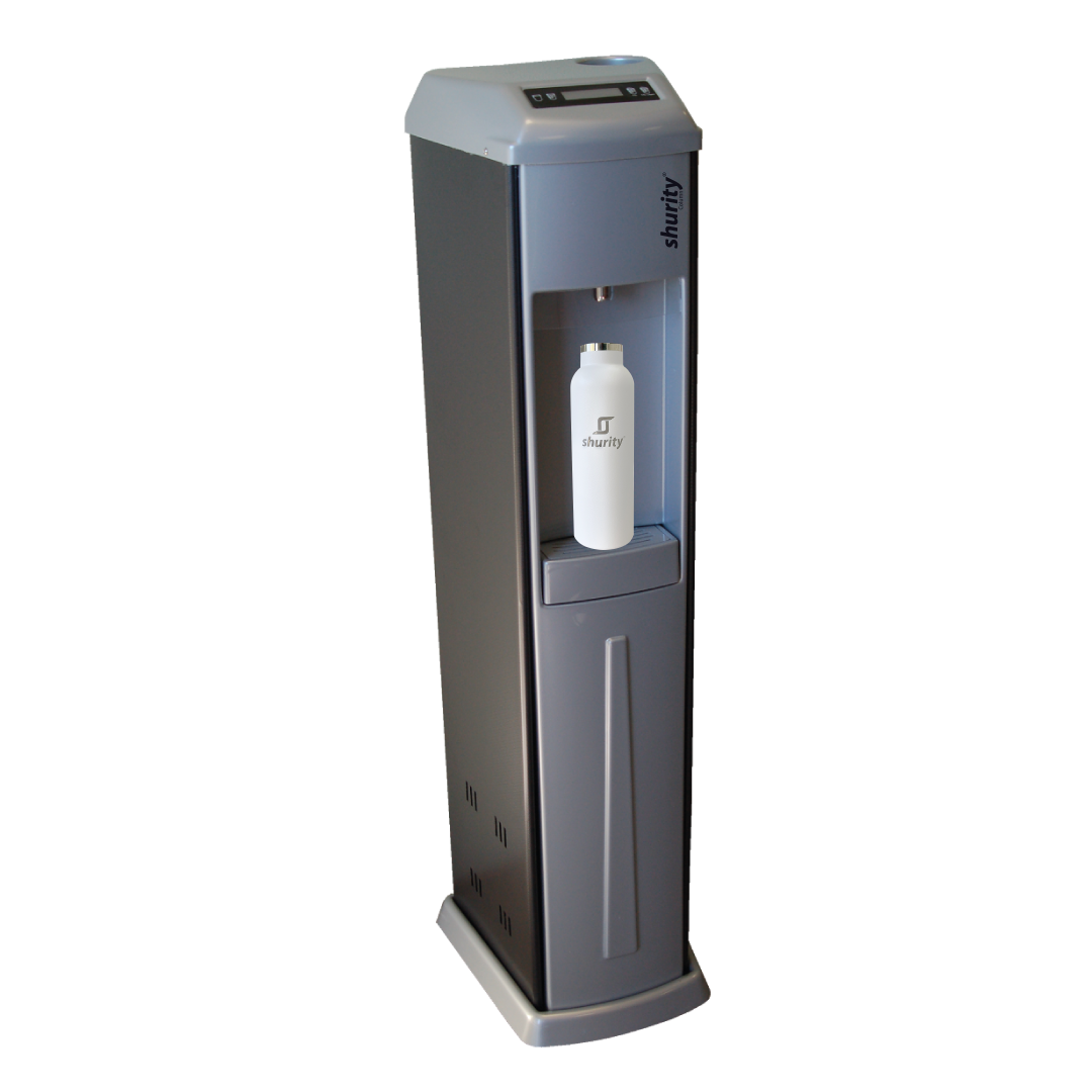 Dispenser Acqua a Colonnina Shurity Column refrigeratore 3 vie Liscia/Gasata