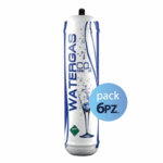 N.6 Bombole Co2 monouso per refrigeratori acqua 600gr.