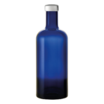 Bottiglia in Vetro per Acqua Basic 75cl. Blu - immagine 3