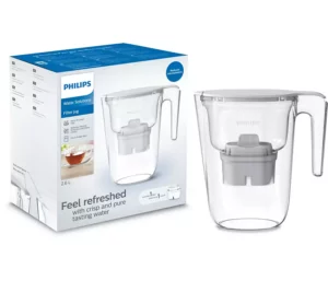 Philips Caraffa filtrante Micro X-Clean Bianca da 2,6lt. Con timer - immagine 2