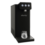 Shurity Kansas Refrigeratore acqua con Filtrazione Sopralavello 15Lt/h. Nero - 3 Vie Liscia ambiente, fredda e gassata