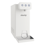 Shurity Kansas Refrigeratore acqua con Filtrazione Sopralavello 25Lt/h. Bianco - 3 Vie Liscia ambiente, fredda e gassata