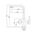 Shurity 420 Rubinetto da cucina 4 vie Bianco - immagine 2