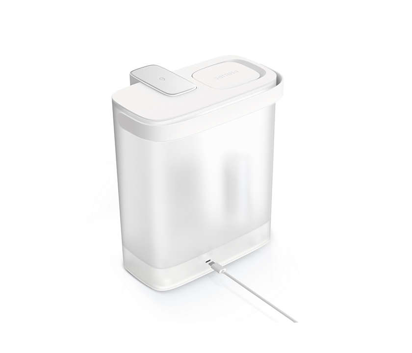 Philips - Micro X-Clean Caraffa filtro acqua a flusso rapido,3 litri,Timer  elettronico, colore: Bianco : : Casa e cucina