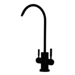 Shurity 210 Rubinetto di prelievo 2 vie per depuratori Acciaio Inox 1/4” Nero Opaco