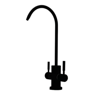 Shurity 210 Rubinetto di prelievo 2 vie per depuratori Acciaio Inox 1/4” Nero Opaco