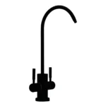 Shurity 210 Rubinetto di prelievo 2 vie per depuratori Acciaio Inox 1/4” Nero Opaco - immagine 3