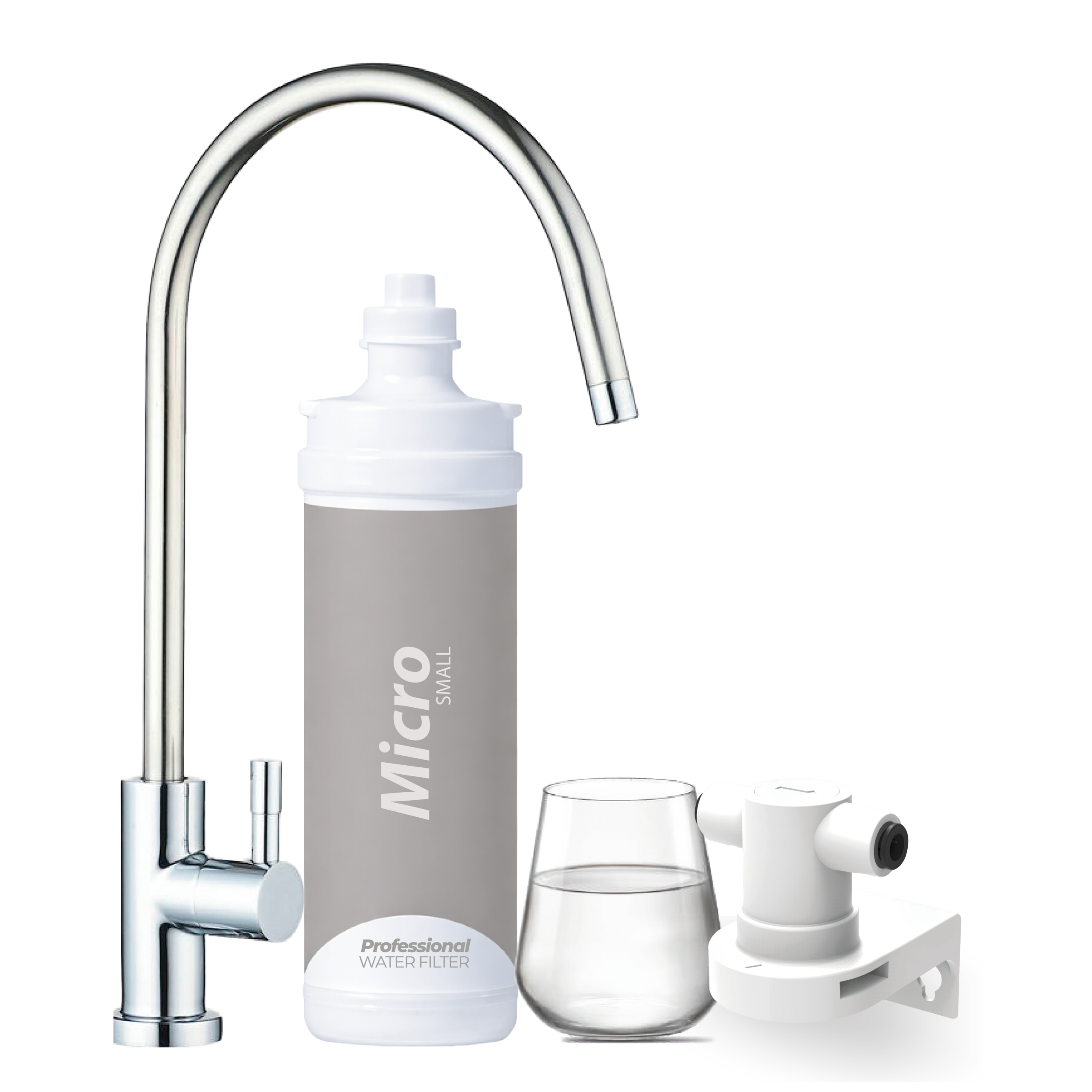 Professional Water Filter Kit Microfiltrazione acqua con filtro Micro Small - Acqua Liscia
