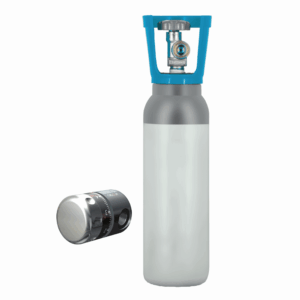 Kit gasatura - Bombola Co2 in acciaio ricaricabile 4Kg + Riduttore di pressione