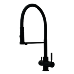 Shurity 460 Rubinetto da cucina con Doccetta in gomma 4 vie Nero