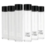 Pack Misto 6pz. - Bottiglia Shurity Tube 75cl. Personalizzata Trasparente Acqua Liscia / Acqua Gassata con Tappo Nero - immagine 2