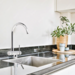 Shurity 470 Rubinetto da cucina Abbattibile sottofinestra 4 vie Grigio - immagine 4